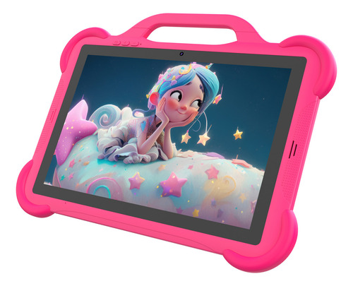 Tablet Niños Android Antigolpes Control Parental Edna Kids+ Rosa