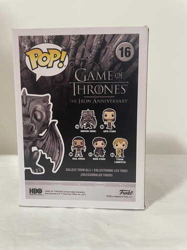 Funko Pop! - #16 Drogon (iron) - Game Of Thrones (Usado)
