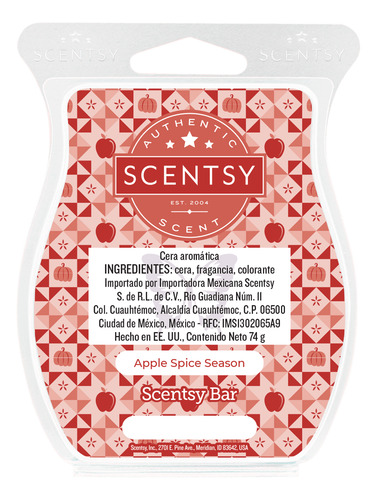 Paquete 6 Ceras Aromáticas Scentsy Varios Aromas