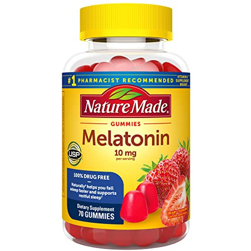 Naturaleza Melatonina 10mg Por Porción, Suplemento Tx3l2