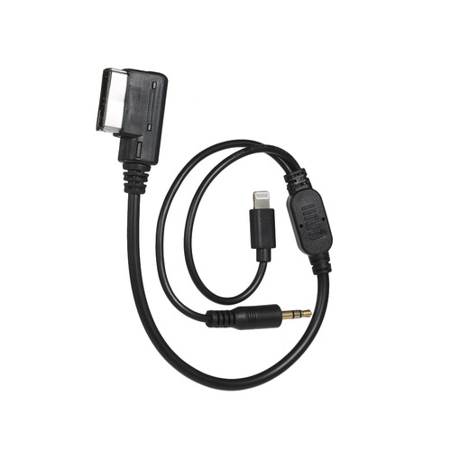 Adaptador Interfaz Aux De 3,5 Mm Con Fit Línea Para Audi Vw 