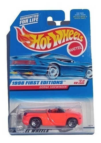 Hot Wheels Dodge Sidewinder Primera Edicion 1998 Vintage