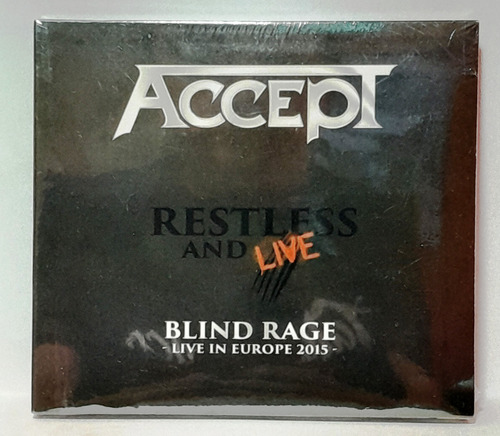 Cd Accept, Restless And Live, Blind Rage (2 Cds)