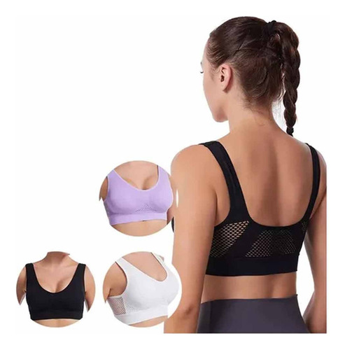 Rii Camiseta Casual Estilo Brasier Deportivo Cómodo Push Up
