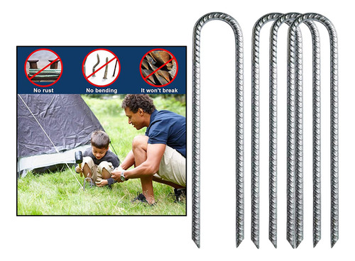 Paquete De 4 Estacas De Trampolín De 12 Pulgadas, Clavijas