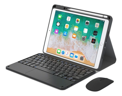 Funda Con Panel Táctil De Teclado Y Ratón Para iPad De Noven