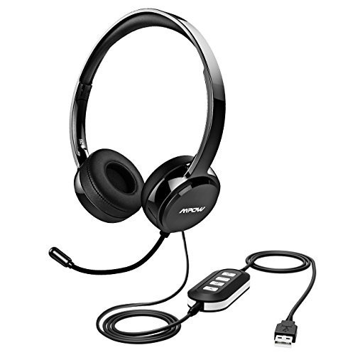 Mpow 071 Auriculares Usb / Auriculares De Ordenador De 3,5 M