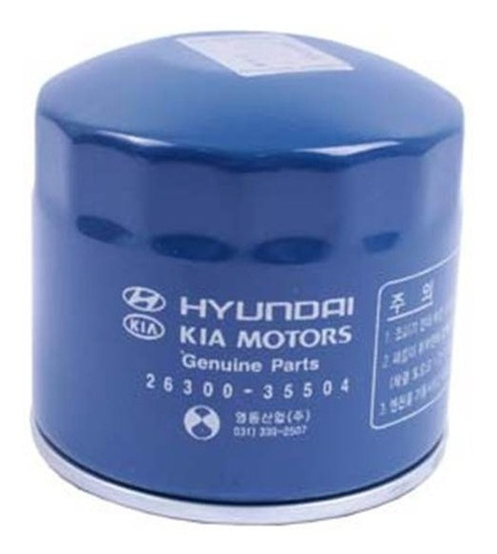 Imagen 1 de 10 de Filtro De Aceite Hyundai Genesis Original