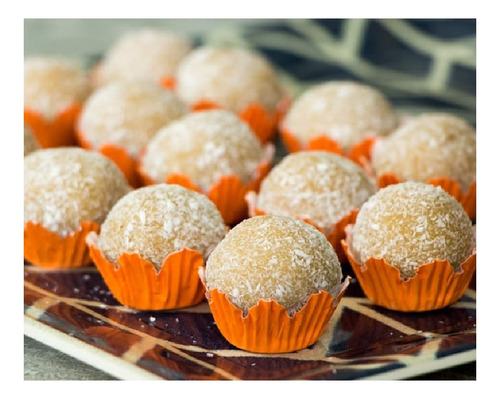 Forminha Forma De Papel Docinhos Doce N°5 Laranja C/1000
