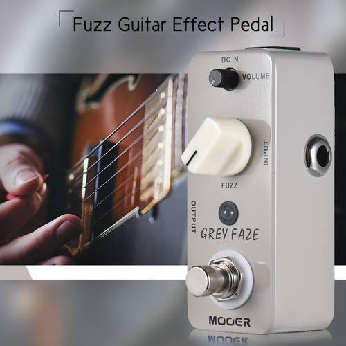 Mooer Grey Faze Fuzz - Pedal Para Guitarra, Color Gris