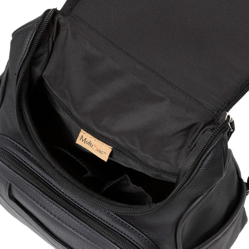 Mochila Multisac Major Hecha Con Cuero Vegano