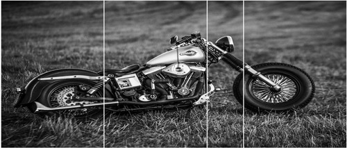 Cuadro Políptico Harley Davidson N° 7171