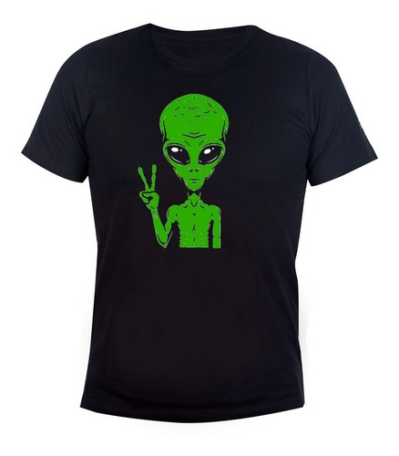 Remera Hombre Algodón Alien Marciano Extraterrestre