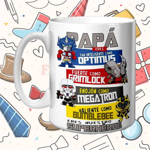 Imagen 10 de 10 de Taza Día Del Padre! Mi Papá Es Como... Varios Diseños