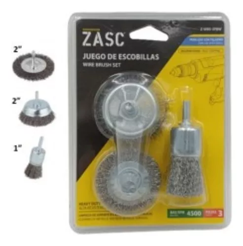 Set de Cepillos de Alambre Circular Brush P/Taladro 5pzs Diesel Tools