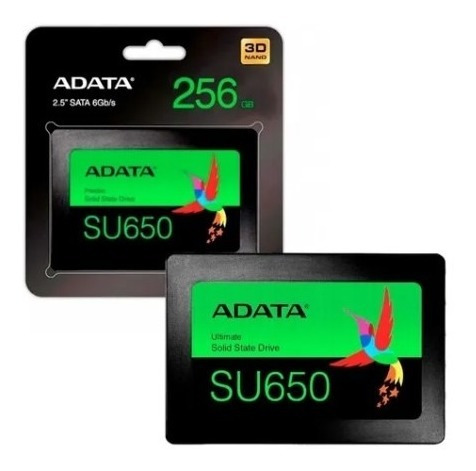 Disco Solido Ssd Adata 256gb Su650 520/450mbps 3d Nand