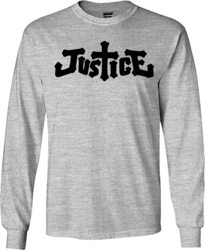 Playeras Justice Manga Larga Para Hombre Y Mujer