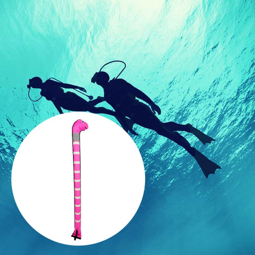 Marcador De Superficie Boya Tubo Inflable, Buceo Rosa
