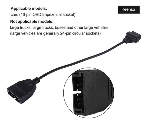 12-pin A 16-pin Obd2 De Diagnóstico Para General Motors