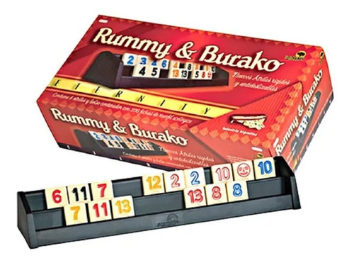 Rummy Burako Juego De Mesa Bisonte Playking