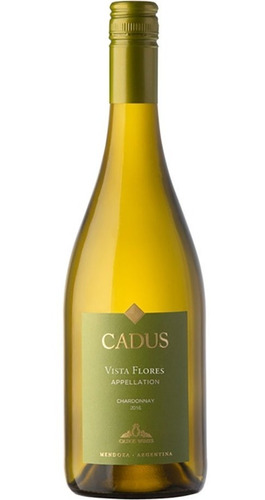Vino Blanco Cadus Chardonnay Appellation Vista Flores 750ml
