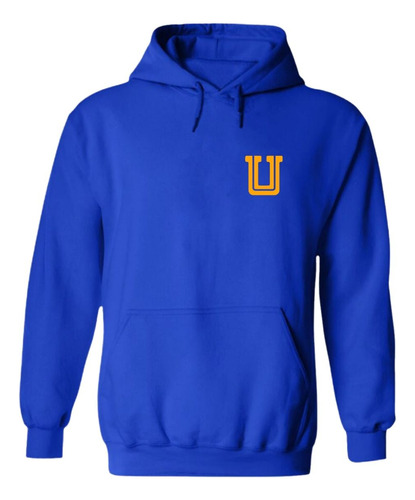 Sudadera Deportiva Mujer Hoodie Tigres Uanl Logo U Amarillo