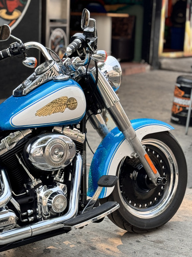 Softail Fatboy Modelo 2011 Americana Pintura De Colección