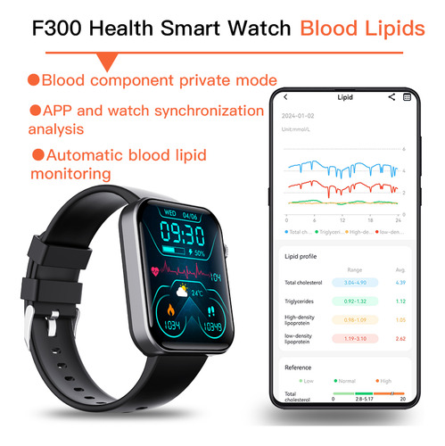 Relógio Inteligente F300 Outdoor Bluetooth Call Sports Fitne