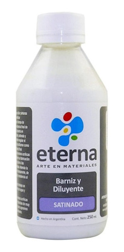 Bárniz Y Diluyente Satinado Eterna X 250ml