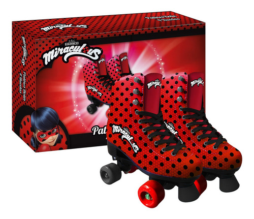 Patines Botin 4 Ruedas (talla 38) Miraculous