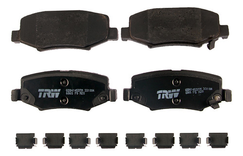 Balatas Del/tras P/ Jeep Wrangler Rubicon 2007 2008 3.8 Trw