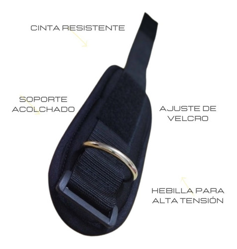 Tobillera Deportiva Strap Ankle Para Polea Y Ligas