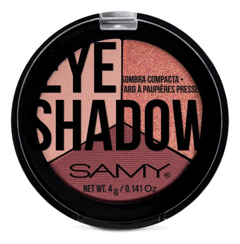 Sombras Compactas Trio Samy Rose Cheri 19 X 4g