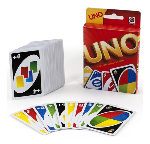 Juego Cartas Uno Mattel Licencia Original Ruibal Mundomanias