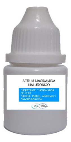 Serum Hialuronico Niacinamida Hidrata Poros Mancha Edad 30cc