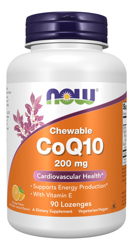 Suplementos Now Foods, 200 Mg De Coq10, Grado Farmacéutico A