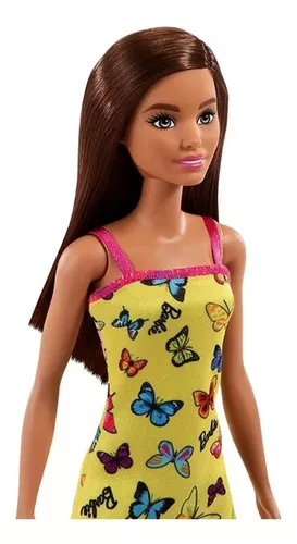 Boneca Barbie Mattel Original Fashion - Vestido Amarelo