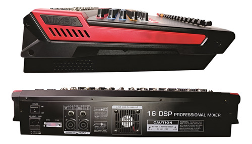 Soundtrack Consola 16 Canales 300w Rms C/efectos Mix1600dsp