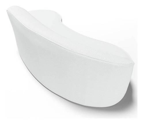 Sofá Living 2 Lug 180cm Braço Esq Mozart Sintético Branco