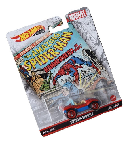 Spiderman Spider Mobile Hot Wheels Premium 