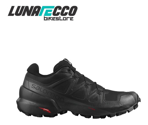Tenis Negro Salomon Speedcross Dama Trail Senderismo