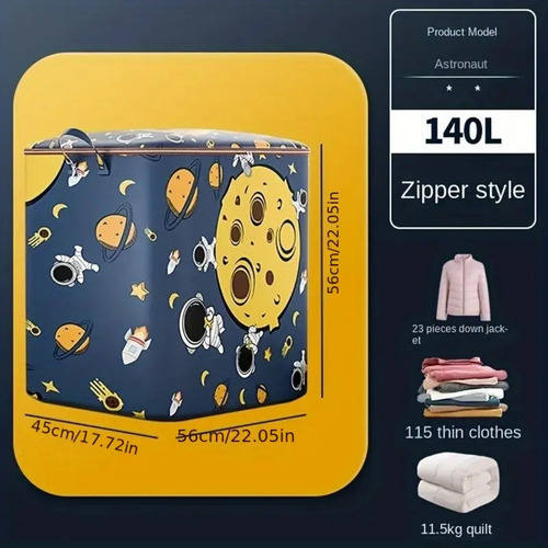 Bolsas Plegables De Almacenamiento De Telas Grandes 180l