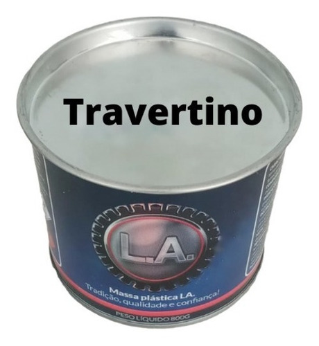 Imagem 2 de 3 de Massa Plástica Granito Mármore Porcelanato 800g- Travertino