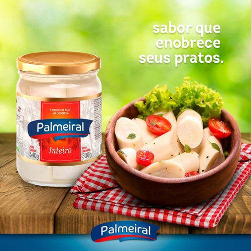 Palmito De Açaí Em Conserva Inteiro - Palmeiral