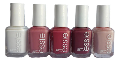 Set 5 Unidades De 13ml Esmaltes Uñas Color Essie