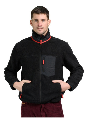 Campera Corderito Hombre Brooksfield Sport 7031b