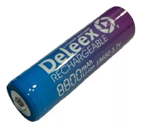 Pila Bateria Recargable 18650 Deleex 3.7v 8800mah Con Teton