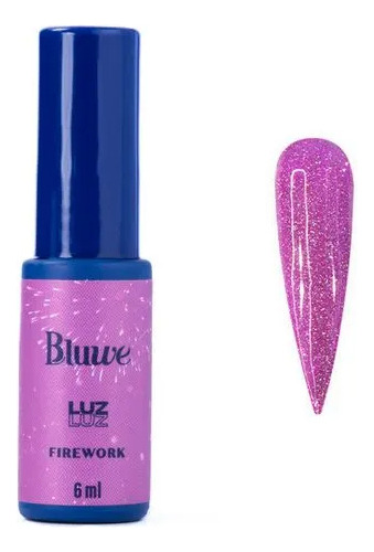 Esmalte Em Gel Bluwe Coleção Luz 6ml Cor Fireworks