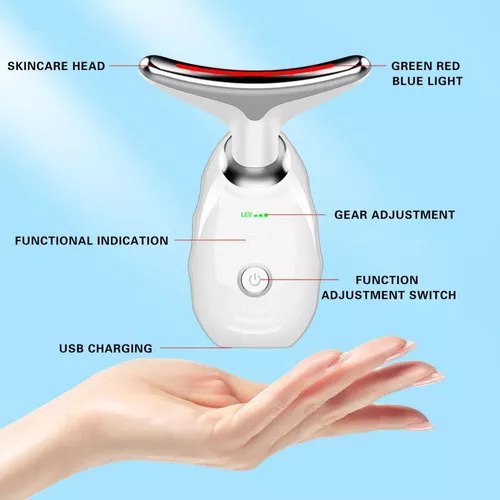 Dispositivo Con Estiramiento Facial Con Microcorriente Y Usb