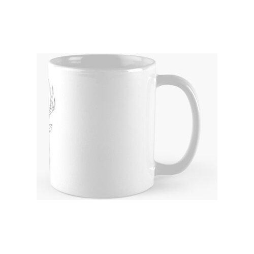 Taza Ciervo Geometrico I Low Poly I Line Art I Dibujo Calida